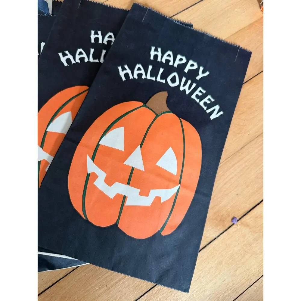 Vintage‎ Happy Halloween paper bags from the 80s/90s